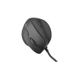 Vertikální myš Natec CRAKE 2 PRO/Vertikální/Optická/Pro praváky/12 400 DPI/Drátové USB-A/Černá