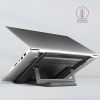 AXAGON STND-L, kovový stojan pro notebooky 10"-17.3", 4 nastavitelné výšky, šedý