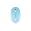 Natec optická myš HARRIER 2/1600 DPI/Kancelářská/Optická/1 600 DPI/Bezdrátová Bluetooth/Světle modrá