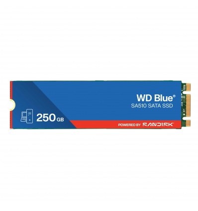 WD Blue SA510 POWERED BY SANDISK/250GB/SSD/M.2 SATA/5R