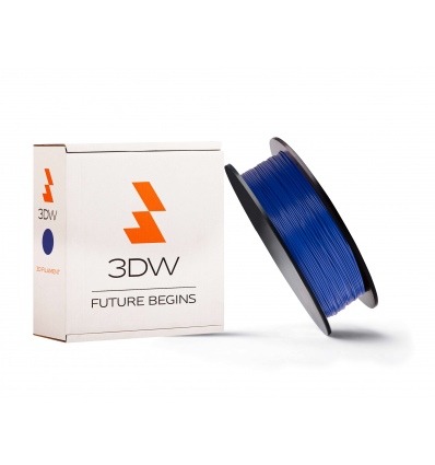 3DW - ABS filament 1,75mm tm.modrá, 1kg (2x 0,5kg), tisk 220-250°C