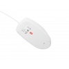 Natec optická myš RUFF 2/1 000 DPI/Kancelářská/Optická/1 000 DPI/Drátová USB/Bílá