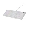 Herní mechanická klávesnice Genesis THOR 404/RGB/Outemu Peach Silent/Drátové USB-A/US layout/Bílá