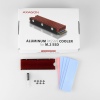 AXAGON CLR-M2, hliníkový pasivní chladič pro jedno i oboustranný M.2 SSD disk, výška 12 mm