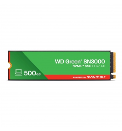 WD Green SN3000 POWERED BY SANDISK/500GB/SSD/M.2 NVMe/3R