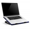 EVOLVEO A101, chladící podložka pro notebook, 2x ventilátor, modré podsvícení