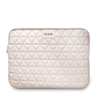 Guess Quilted Obal pro Notebook 13" Pink
