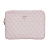 Guess PU 4G Triangle Logo Obal pro Notebook 14" Pink