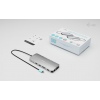 i-tec USB-C Metal Nano 3x Display Dock, 2x HDMI 1x USB-C video, PD 140W + Universal Charger 140W