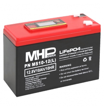 MHPower MS10-12(L) Lithium baterie LiFePO4 12V/10A
