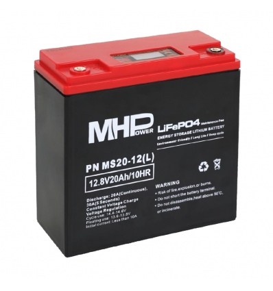 MHPower MS20-12(L) Lithium baterie LiFePO4 12V/20A