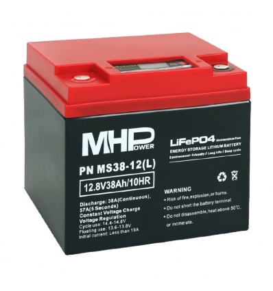 MHPower MS38-12(L) Lithium baterie LiFePO4 12V/38A