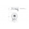 Ubiquiti UACC-AI-MS-4-AM-W - UniFi Enterprise AI Multi Sensor 4 Camera Arm Mount, bílá