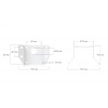 Ubiquiti UACC-AI-MS-4-AM-W - UniFi Enterprise AI Multi Sensor 4 Camera Arm Mount, bílá