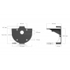 Ubiquiti UACC-AI-MS-4-AM-B - UniFi Enterprise AI Multi Sensor 4 Camera Arm Mount, černá