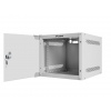 LANBERG RACKOVÁ SKŘÍŇ 10" NÁSTĚNNÁ 4U/280X310 (FLAT PACK) S PROSKLENÝMI DVEŘMI ŠEDÁ