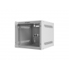 LANBERG RACKOVÁ SKŘÍŇ 10" NÁSTĚNNÁ 4U/280X310 (FLAT PACK) S PROSKLENÝMI DVEŘMI ŠEDÁ