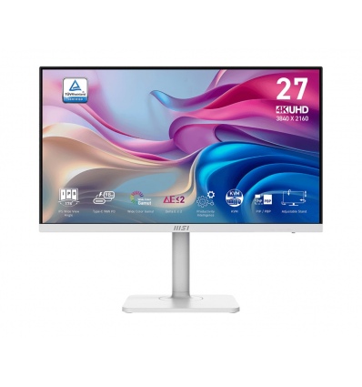 MSI Modern/MD272UPHW/27"/IPS/4K UHD/60Hz/4ms/White/3R