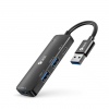 HUB USB C-tech UHB-U3-AC, 3xUSB-A/1x USB-C/ USB 3.0