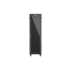 LANBERG 19" VOLNĚ STOJÍCÍ RACKOVÁ SKŘÍŇ 42U/600X800 (FLAT PACK) S PROSKLENÝMI DVEŘMI LCD ČERNÁ