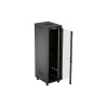 LANBERG 19" VOLNĚ STOJÍCÍ RACKOVÁ SKŘÍŇ 42U/600X800 (FLAT PACK) S PROSKLENÝMI DVEŘMI LCD ČERNÁ