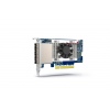 QNAP 4-port miniSAS HD host bus adapter, Broadcom Aero SAS3816, PCIe 4.0 x 8 for TL SAS JBOD series