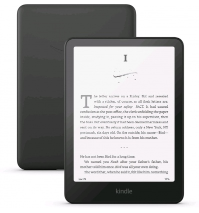 E-book Amazon Kindle Paperwhite 2024 (16 GB), black, s reklamou