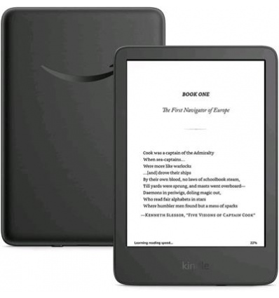 E-book Amazon Kindle Touch 2024 (16 GB), black, s reklamou