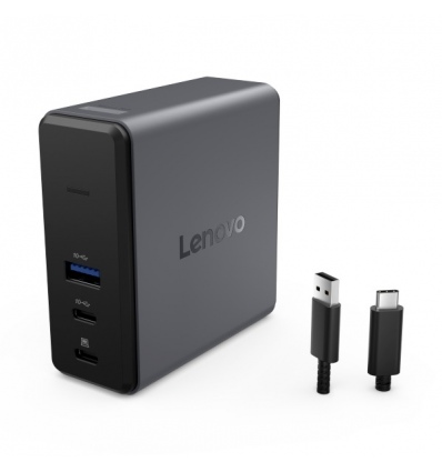 Lenovo Dual USB-C 65W GaN Charger
