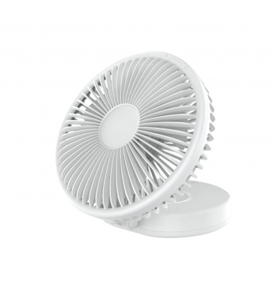 Platinet PRDF0396 skládací stolní ventilátor 19 cm, akumulátor 2400 mAh, bílá