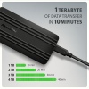 AXAGON EEM2-40G, USB-C 40Gbps externí box pro M.2 NVMe SSD, zesílený hliník