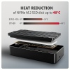 AXAGON EEM2-40G, USB-C 40Gbps externí box pro M.2 NVMe SSD, zesílený hliník