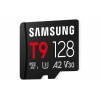 Samsung T9/Micro SDXC/128GB/UHS-I U3 / Class 10/+ Adaptér/Černá