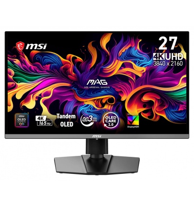 MSI MAG/272UP QD-OLED E16/26,5"/QD-OLED/4K UHD/165Hz/0,03ms/Černá/3R