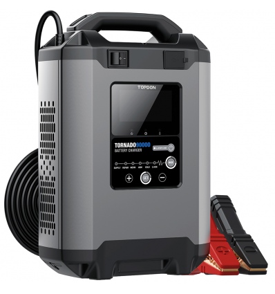 TOPDON Nabíječka autobaterie Tornado 90000/Příkon 1600W max/20-2800Ah/Pro 12V a 24V/5-90A/11-31V