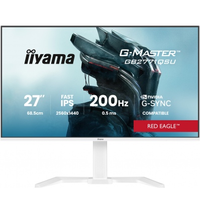 iiyama G-Master/GB2771QSU-W1/27"/IPS/QHD/200Hz/0,5ms/Bílá/3R