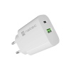 Univerzální nabíječka Natec RIBERA 20 W 1X USB-A + 1X USB-C, bílá