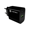 Univerzální nabíječka Natec RIBERA 20 W, 1X USB-A + 1X USB-C, černá