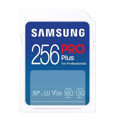 Samsung/SDXC/256GB/USB 3.0/USB-A/Class 10/+ Adaptér/Modrá