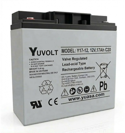 Yuasa YUVOLT Y17-12FR M5 VdS (12V 17Ah)