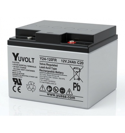 Yuasa YUVOLT Y24-12FR VdS (12V 24Ah, M5)