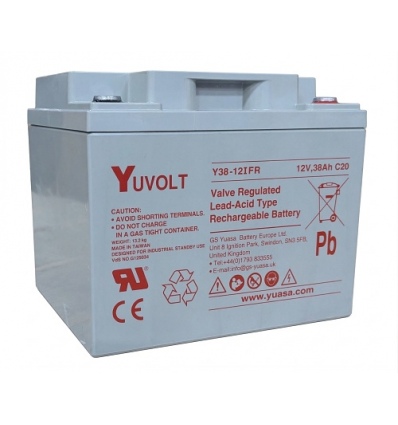 Yuasa YUVOLT Y38-12FR VdS (12V 38Ah, M5)