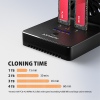 AXAGON ADSA-M2C22, USB-C 20Gbps dokovací stanice pro 2× M.2 NVMe/SATA SSD s funkcí klonování