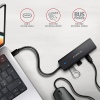AXAGON HUE-C2C, 4× USB 5Gbps TRAVEL hub, 2× USB-A + 2× USB-C, USB-C napájení, kabel USB-C 19cm