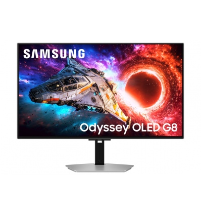 Samsung Odyssey OLED G8/LS32HG800SUXEN/32"/OLED/4K UHD/240Hz/0,03ms/Stříbrná/2R