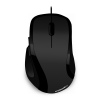 EVOLVEO ML-507B/Ergonomická/Laserová/Pro praváky/1 600 DPI/Drátová USB/Černá