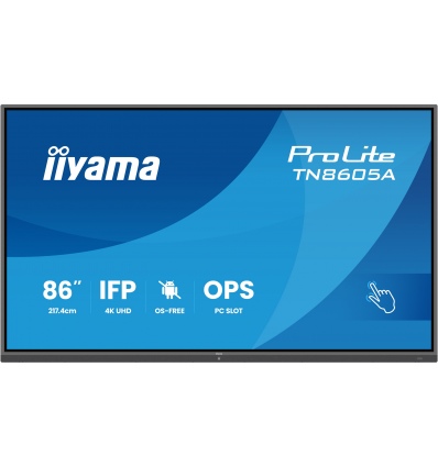 86" iiyama TN8605A-B1AG:IPS,4K,no Android