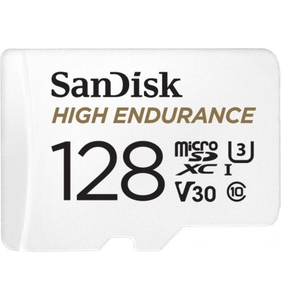 SanDisk High Endurance microSDXC 128GB + adaptér