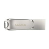 SanDisk Ultra Dual Drive Luxe/128GB/USB 3.1/USB-A + USB-C/Stříbrná