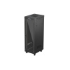 LANBERG 19" VOLNĚ STOJÍCÍ RACKOVÁ SKŘÍŇ 37U/600X800 (FLAT PACK) S PROSKLENÝMI DVEŘMI LCD ČERNÁ